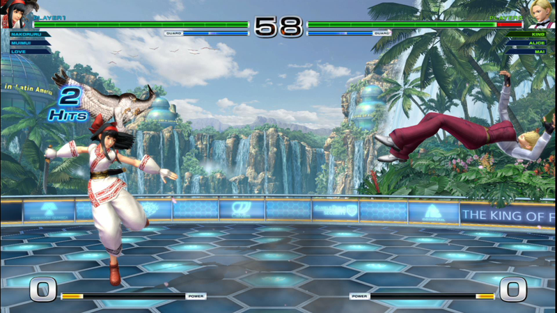 Nakoruru and bird furnished by Samurai Showdown.